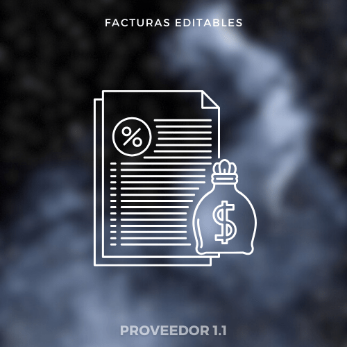 Facturas Editables - Proveedores Luxury